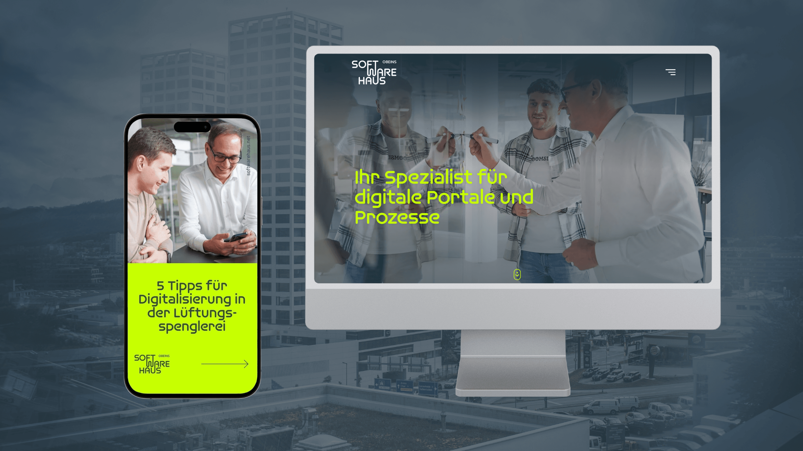 Social Media Kommunikation und Website