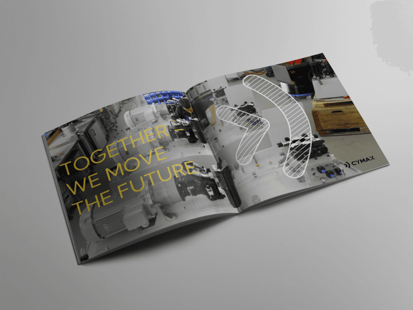 Broschüre CYMAX AG (Design STUDIO VOS)