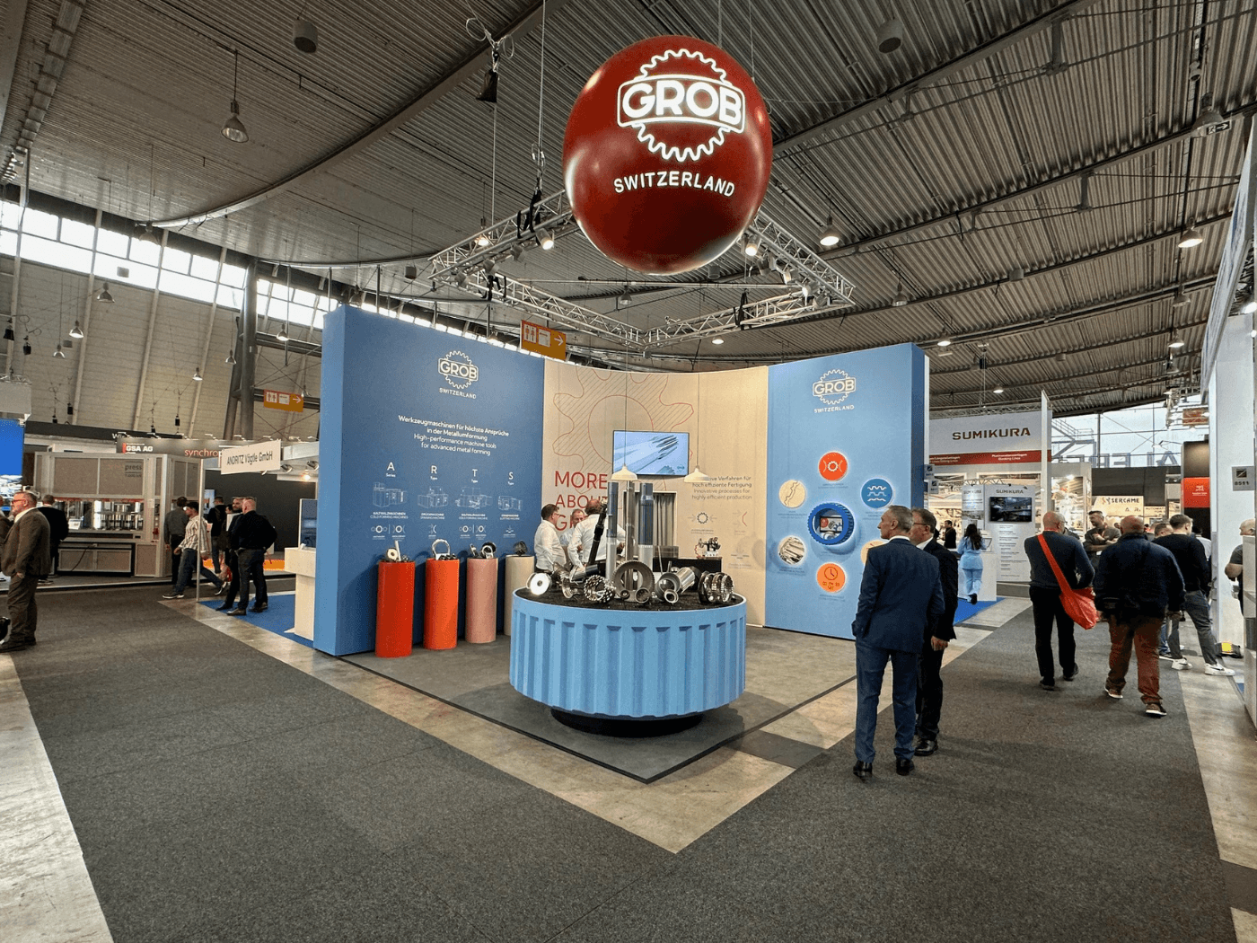 Messeauftritt Ernst Grob AG (Design STUDIO VOS)