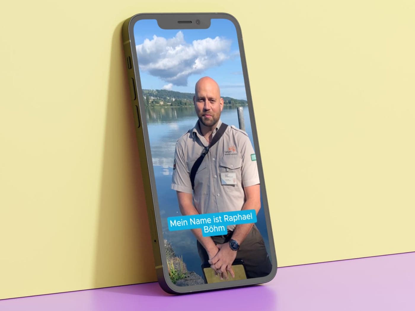 Videoproduktion mit Ranger Raphael Böhn am Greifensee