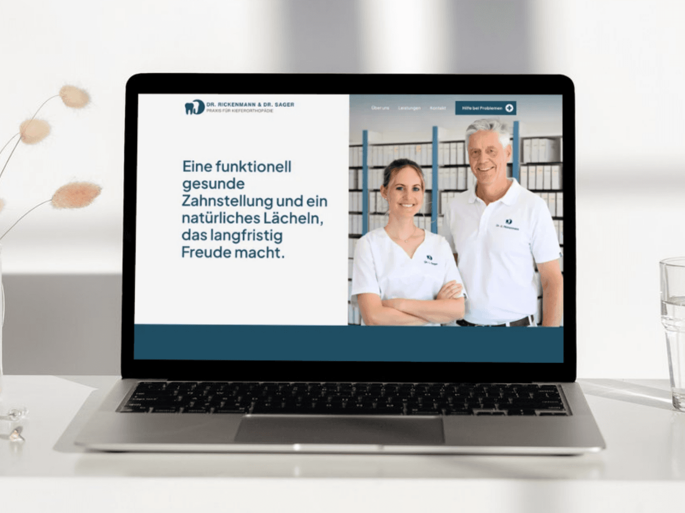 Startseite der neuen Website