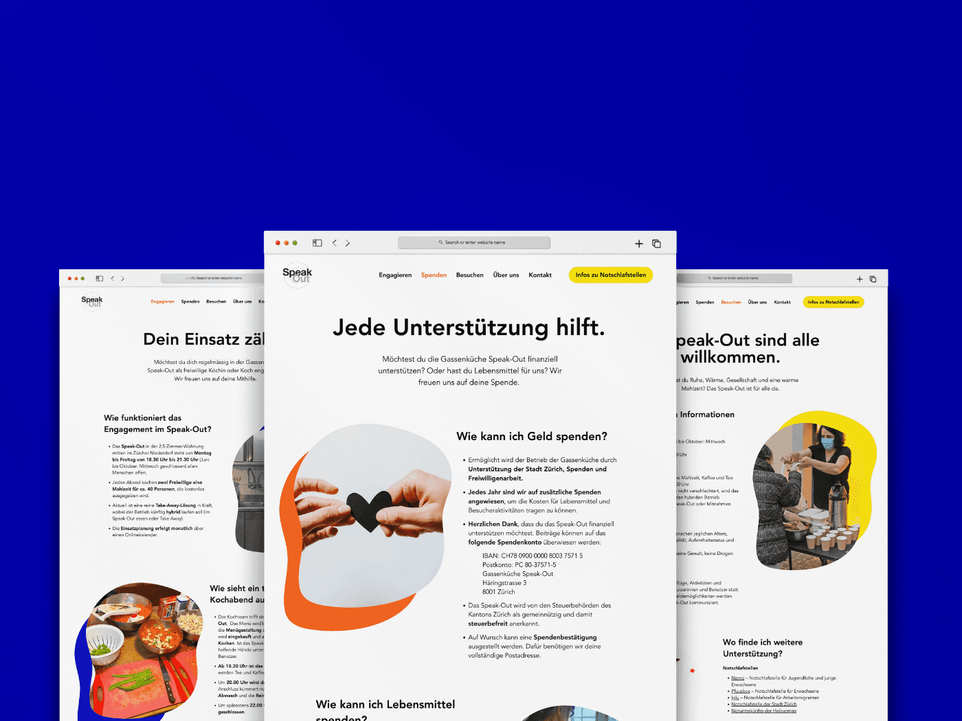 New website: individual detail pages