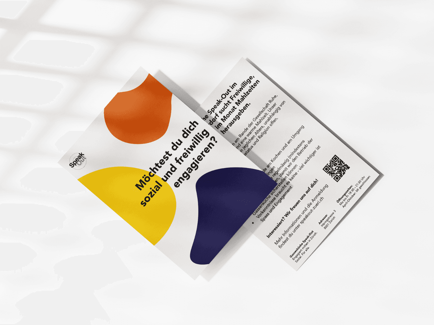 Flyer for volunteer cooks