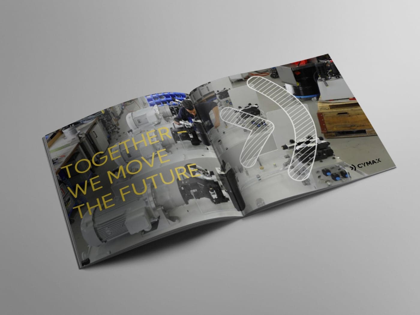 Brochure CYMAX AG (design STUDIO VOS)